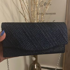 glitter beautiful night small bag…used like new!! Can fit phone, keys small thin